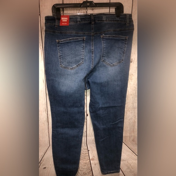 Original Denim Wax Jean Size 18 High Rise Ankle Skinny 34 W I 27 - Picture 6 of 7